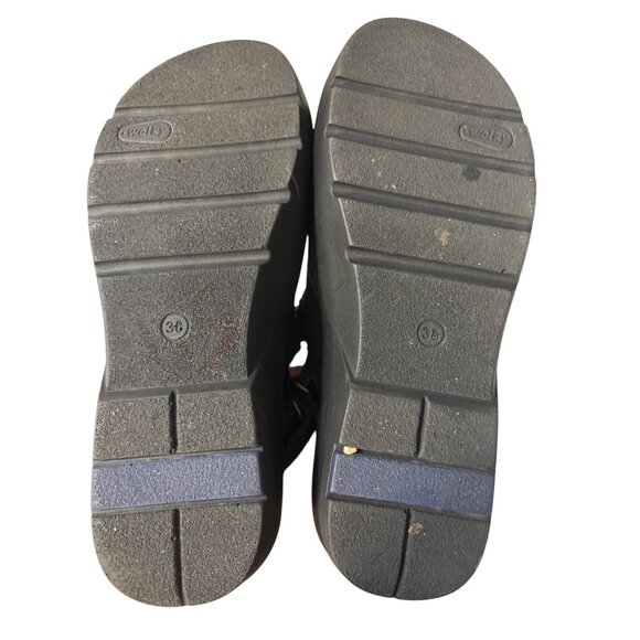 Wolky Womens Black Sandals Size 7-7.5 Adjustable Straps Comfortable Walking Shoe - Picture 6 of 7